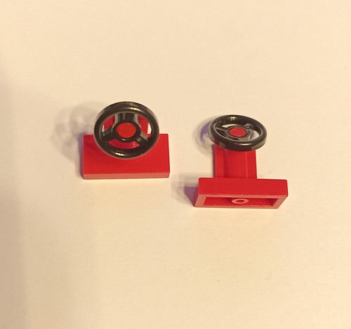 Lego® Fahrzeug Konsole Lenkrad City Technic  rot hellrot 73081 9552 1 Stück