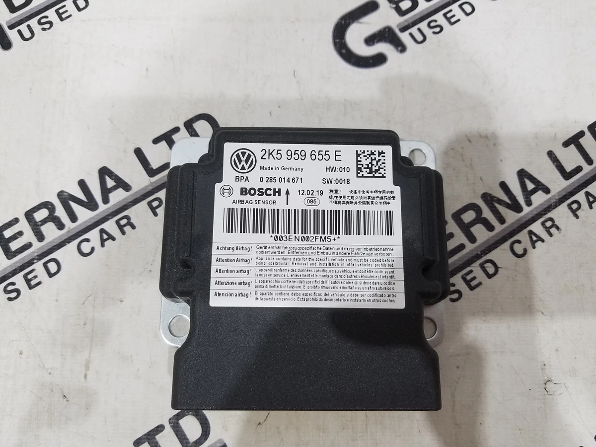 GENUINE VOLKSWAGEN CADDY MK3 2003-2020 AIRBAG CONTROL MODULE 