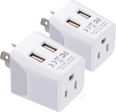 Ceptics USA to Type I Australia,New Zealand,China Travel Adapter Plug CTU-16-2PK