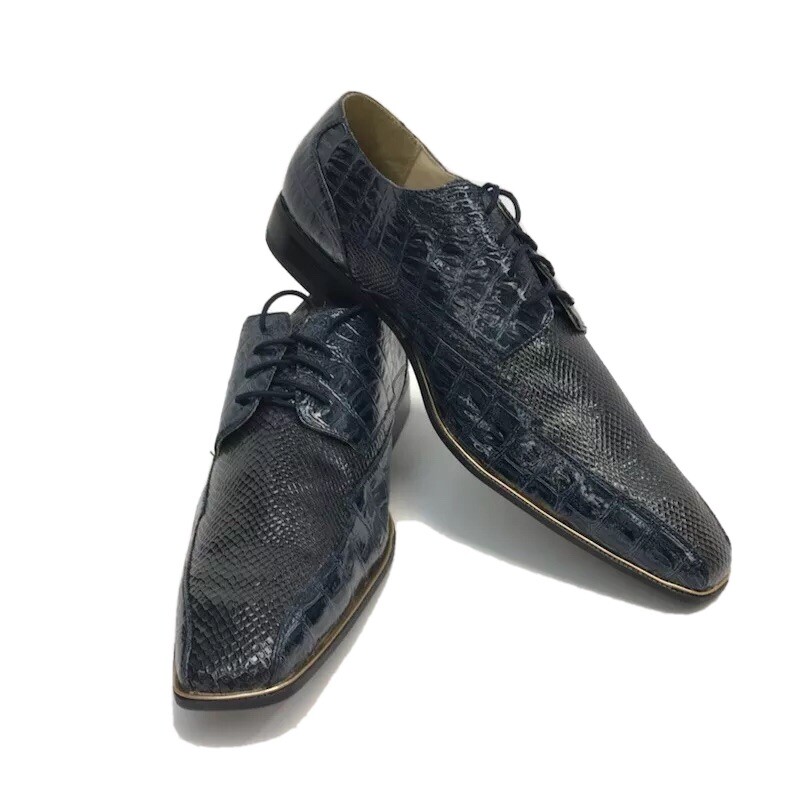 Navy Blue Dress Shoes Oxfords 