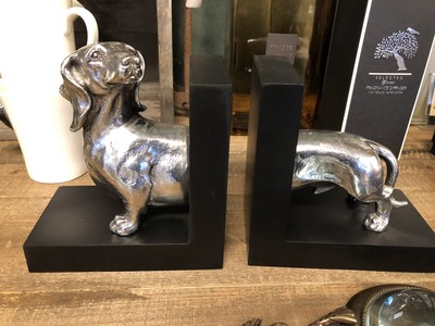 dachshund bookends