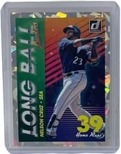 Nelson Cruz 2018 Panini Donruss Long Ball Leaders Crystals Insert Card #LBL7