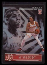 2020-21 Panini Illusions Nathan Knight Emerald Parallel Rookie Card Hawks 