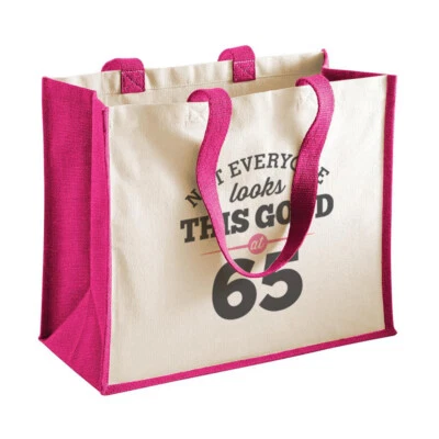 DESIGN, INVENT, PRINT! 65th Birthday Looking Good Gift Women’s Ladies Shopping Bag Present Tote Idea