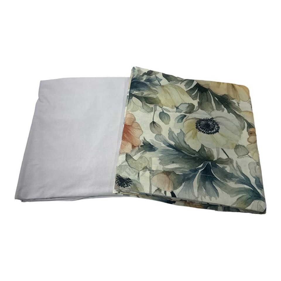 Completo Letto 2 Piazza Enrico Coveri - Percalle Cotone Stampato Digitalmente, Alta Definizione