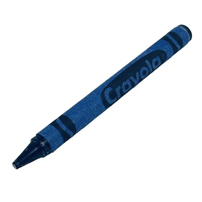 Violet Blue Crayola Crayon Retired Unused Binney & Smith New York Vintage