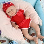 IVITA 16'' Full Body Silicone Reborn Baby Girl Vivid Newborn Silicone Doll — photo 1