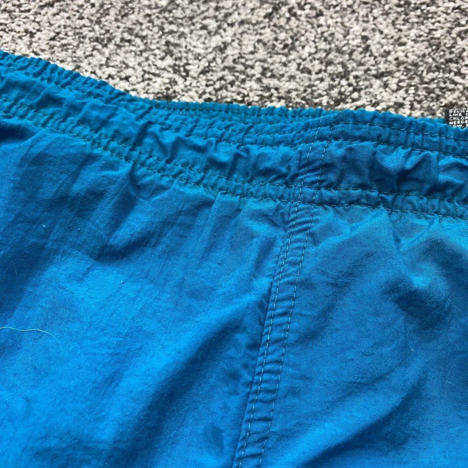 Bañador Starter vintage para hombre M azul bordado Y2k forro con cordón Foto 3 de 4