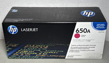 New Genuine OEM HP 650A CE273A Magenta Toner Print Cartridge - Factory Sealed