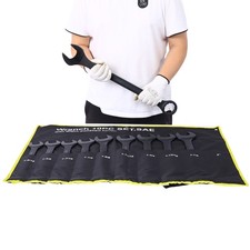 10x Sae Black-oxide Jumbo Combo Wrench Set 1-516 - 2 With Pouch Extra Large