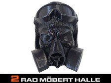 Schutzkappe Anhängerkupplung Kappe Fliegerhaube Gasmaske AHK Abdeckkappe schwarz