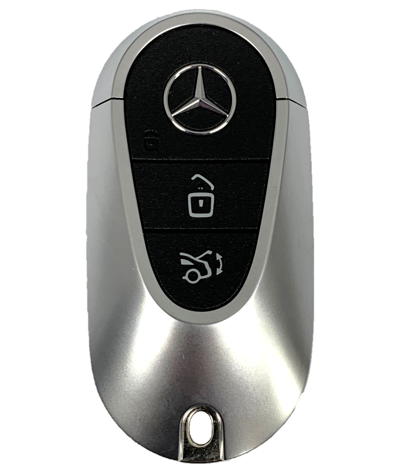 OEM Mercedes Benz Keyless Remote Fob + UNCUT Key - IYZ-MS5 - Matte ...