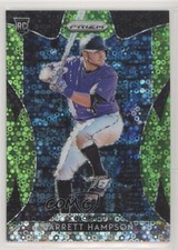 2019 Panini Prizm Tier II Lime Green Donut Circle 6/199 Garrett Hampson #196 fv8