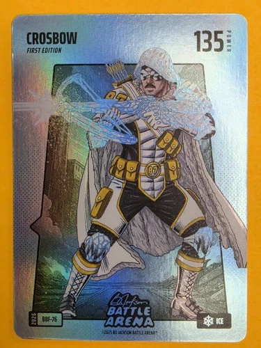 2026 Bo Jackson Battle Arena Crosbow (Sidney Crosby) Ice Blue Battlefoil #BBF-76