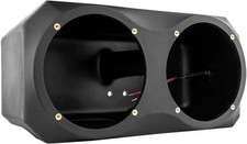 DS18 SLG-UDSD6 Polaris Slingshot Under Dash Empty Enclosure Dual 6.5" 2015