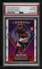 2021 Rookies & Stars Crusade Purple Prizm 6/35 Ja'Marr Chase PSA 10 GEM MT 4f5