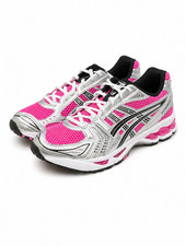 ASICS GEL Kayano Pink Silver Running Shoes Women Sneakers Athletic