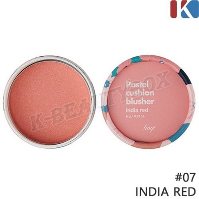 THE FACE SHOP fmgt Pastel Cushion Blusher 6g #07 India Red Face Blusher K-Beauty