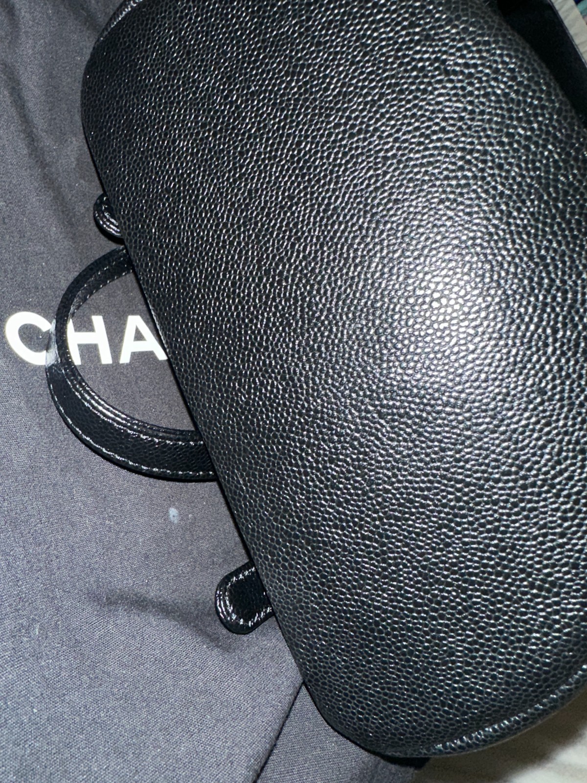 Authentic CHANEL Medium Duma Backpack – Black Quilted Calfskin - Gold Hardware image 5