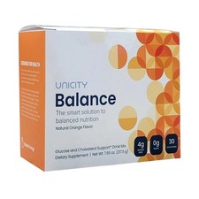 UNICITY Balance Cholesterin Support Drink Mix 30 Stick Pack (ORANGE) Exp 2026