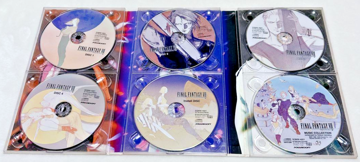 【未開封】初回限定版 FINAL FANTASY VIII Windows版 Final Fantasy VIII 8 PC Windows Japan Limited 6 Disc No Manual
