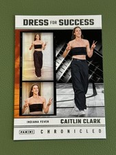2025 Panini WNBA Caitlin Clark Chronicled FEVER Base #68 Dress for Success