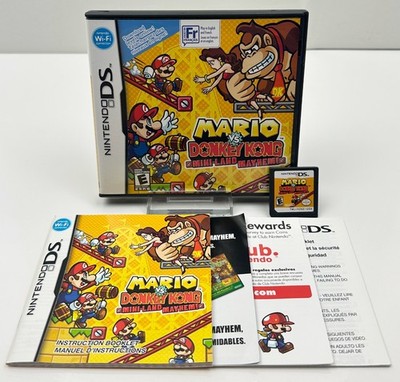 Mario vs Donkey Kong Mini-Land Mayhem (Nintendo DS, 2010) CIB