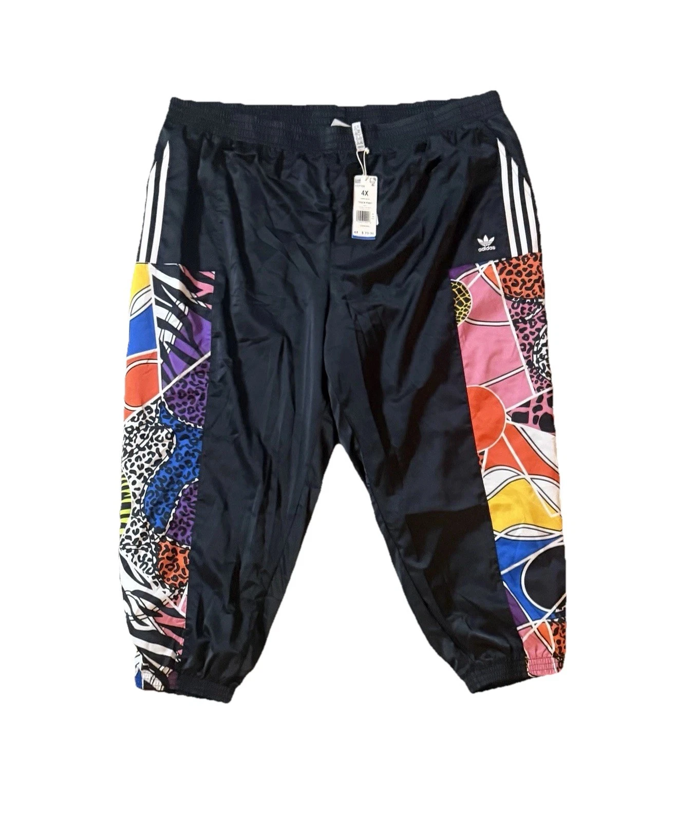 NWT Adidas Originals 1980s Rich Mnisi 4X Track Parachute Pants Women's Pop Retro
