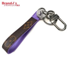 Louis Vuitton Key Holder Slim Dragonne Monogram Key Ring M00852