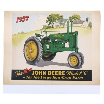 2027 Vintage John Deere Calendar Featuring 1937 Tractors