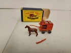 Vintage Matchbox Moko Lesney No. 7 Horse Drawn Milk FloatW/ Original Box Diecast