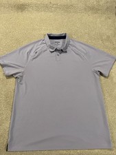 Rhone Polo Shirt Mens Extra Large Purple Perf...