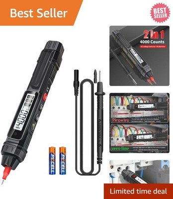Compact Digital Multimeter with Non-Contact Voltage Detection - Versatile Tools