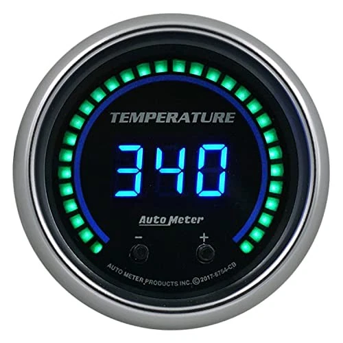 Auto Meter 6754-CB Cobalt Elite Digital Fluid Temperature Gauge 2-1/16 in. 2-Cha - Image 4 of 4