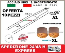10 PEZZI SPILLONE CM. 62 XL PER PANETTONE E COLOMBA SPILLONI INOX OFFERTA 9 2025