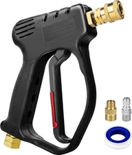 MEKOH Short Pressure Washer Gun, 4000 PSI High Power Dark Night Black 
