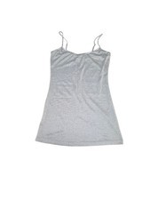Women's Long Cami Built-In Adjustable Spaghetti Strap Tank Top M See Measurement