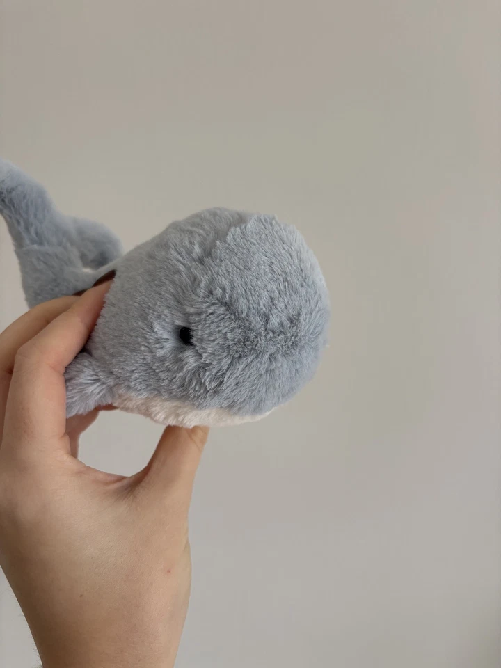 Jellycat Grey/blue Wavelly Whale Soft Toy rare and Retired plush - Image 3 of 4