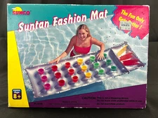 Vintage Y2K Sunco Suntan Fashion Mat Pool Floating Lounge Factory Sealed