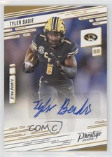2022 Panini Chronicles Draft Picks Tyler Badie #PX-TBD Auto 10ba