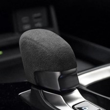 New Interior Trim Center Gear Shift Knob Cover Accessories for Suede Black