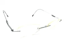 Silhouette 6508 45 6071 Titanium Green Rimless Eyeglasses Frames 48-19 140