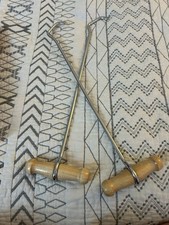 1 Pair Cowboy Boot Hooks, Boot Puller, Long Handles, Men, Women, Steel, Leather