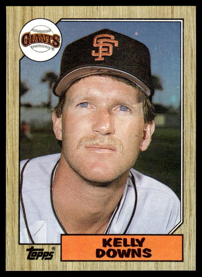 Kelly Downs RC 1987 Topps #438 San Francisco Giants 25001 Baseball Card
