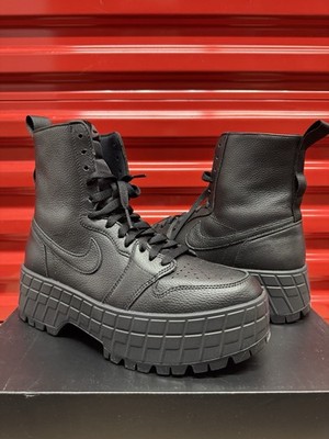 Women s Size 10 -Air Jordan Air Jordan 1 High Brooklyn 'Triple Black' FJ5737-001