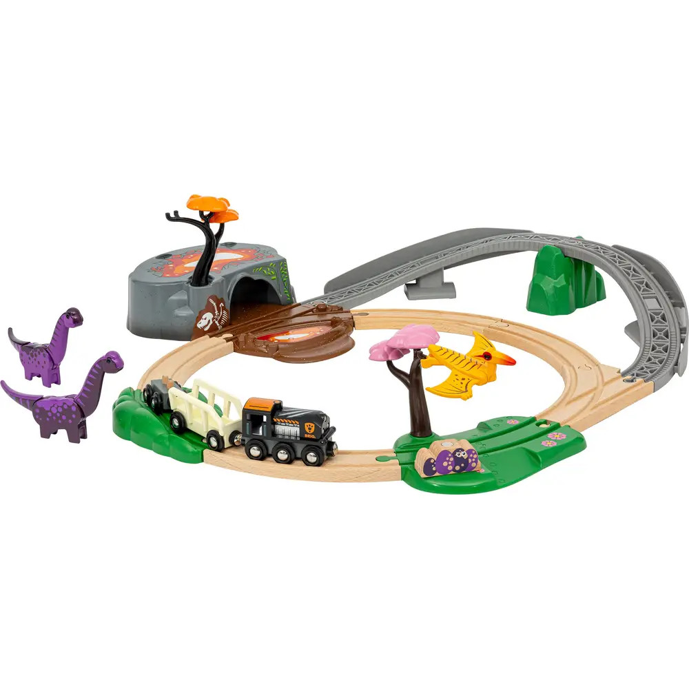 Brio Unisex Eisenbahn-Set Dinosaurier Abenteuer-Set Mehrfarbig Baby Größe 63,7 X Größe 63,2 X 15 Mm - Image 2