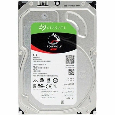 Seagate IronWolf 6TB NAS Internal Hard Drive 3.5'' SATA 5400RPM ST6000VN001