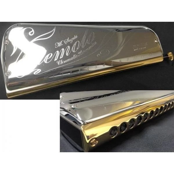 Suzuki SCT-128 Tremolo Chromatic Harmonica with EVA Case Genuine Products - Image 2 of 4