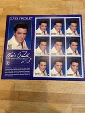 Stamps Elvis Presley Stamp Sheet 25th Anniversary Edition 2002