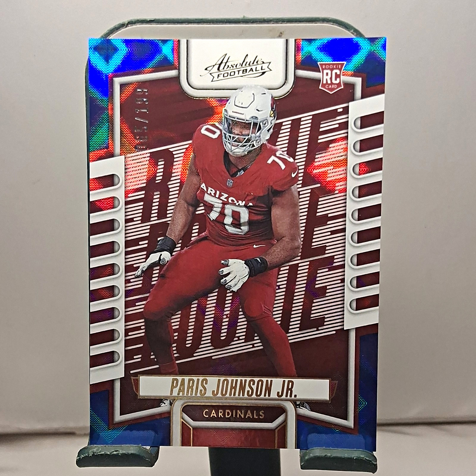 Panini 2023 Absolute Football  Paris Johnson Jr. #147  RC Rookie Cardinals /199